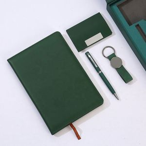 Elegant <b>Notebook</b> Gift <b>Set</b> with Keychain Pen - Perfect for Corporate Gifts & Teacher Appreciation - Product Image 2