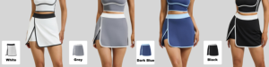 Premium Trend Yoga <strong>Skirt</strong> Breathable 2-in-1 <strong>Patchwork</strong> Block Color Sporty Moisture Wicking Gym Fitness Yoga Women Sports <strong>Skirt</strong> - Product Image 5