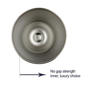 Vaso térmico de acero inoxidable de doble pared con aislamiento al vacío de 12 oz, con forma de huevo, a prueba de fugas. - Product Image 4