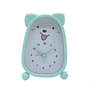 Décrochage créatif animal horloge jolie fille enfants chambre dessin animé métal muet mode horloge de bureau - Product Image 6