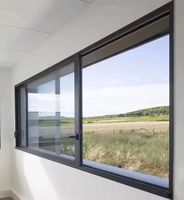 Fenêtre coulissante en aluminium standard de l'Australie avec double vitrage