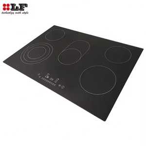 Nouvelle conception de cuisinière infrarouge électrique à 5 brûleurs intégrée sur table, plaque de cuisson en céramique pour maison et hôtel - Product Image 1