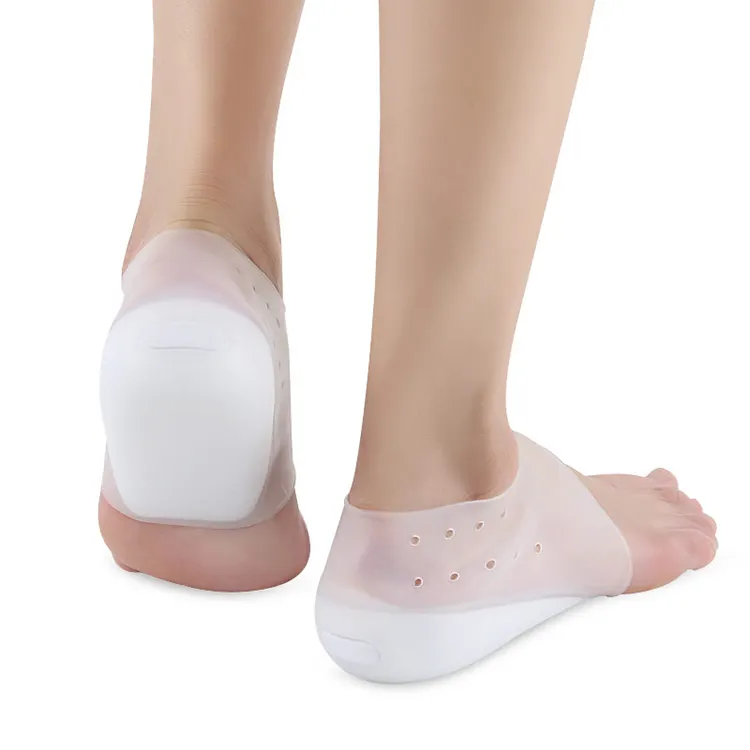 New Arrival Chiều Cao Tăng Socks Heel Lift Gel Lót Vô Hình Giày Chèn Heel Protector Cho Nam Giới Và Phụ Nữ