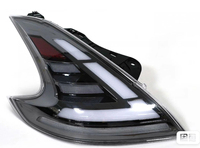 Feux arrière LED JC Upgrade avec protection anti-fumée pour Nissan 370z Z34 2008-2019, feux arrière modifiés, accessoires auto d'origine.
