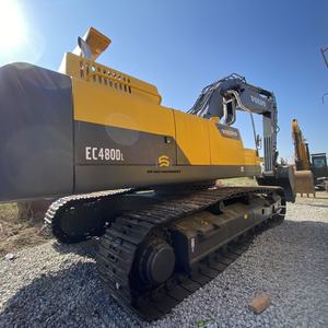 รถขุดไฮดรอลิกแบบตีนตะขาบ Volvo EC480 มือสอง น้ำหนัก 48 ตัน สำหรับงานขุดเจาะอุโมงค์ในสวีเดน ประสิทธิภาพสูง ปลอดภัย พร้อมเครื่องยนต์และปั๊ม Volvo - Product Image 6