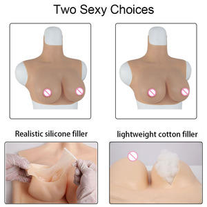 Body en silicone formes de seins faux seins vagin réaliste chatte hanches culotte costume pour transexuelle Crossdresser - Product Image 4