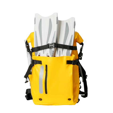 Hot Sale 30L PVC Outdoor Waterproof Fin Bag Backpack Factory Direct for Beach Swimming & Diving Equipment