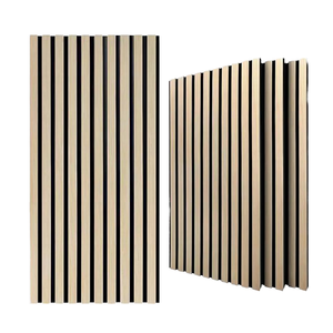 Meilleures ventes de panneaux acoustiques modernes en bois Akupanel Panneau insonorisant en placage imperméable pour le salon, l'hôtel et le <span class=keywords><strong>studio</strong></span> - Product Image 1