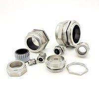 Presse-étoupe en laiton/nylon/acier inoxydable étanche IP68 M20 4-8mm nickelé filetage G Marque ML -40°C +100°C Certifié ATEX