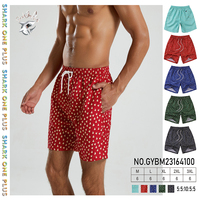 Shorts de plage d'été en polyester 100% pour hommes élégants maillots de bain de qualité supérieure à motifs animaux imperméables haut de gamme