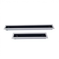 Diffuseur linéaire à fentes en aluminium pour ventilation CVC, grille de ventilation AC, couvercle de goulotte, durable, réglable, pour extérieur et atelier