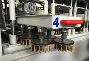 Máy chà nhám bàn chải gỗ chất lượng cao, máy chà nhám bàn chải dùng trong chế tác gỗ, máy chà nhám tạo hình cho cửa tủ - Product Image 4