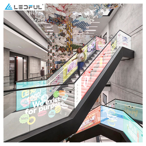 Película transparente de construcción gigante, cortina <span class=keywords><strong>LED</strong></span> de vidrio, Cartelera, película para ventana, pantalla de vídeo - Product Image 3