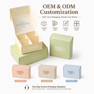 Caja de Papel Rígido Rectangular, Cartón Color Marfil, Impresión a Cuatro Colores, Logotipo Personalizado, Empaque de Alimentos de Alta Gama, Impresión Offset - Product Image 3