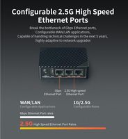 Mini Router Aismartlink Nanopi R6S OpenWRT, LPDDR4X 4GB RAM 64GB EMMC, SoC RK3588S con NPU de 6Tops, Decodificadores de Video 8K/4K