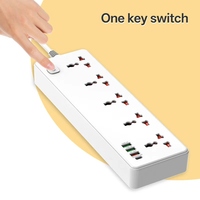 Protection contre les surtensions multi-prises Carte d'extension universelle de protection contre les surtensions GAN avec extension de port USB