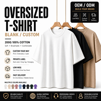T-shirt graphique en coton pour hommes, tendance, coupe oversize