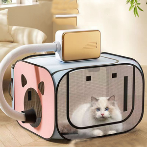 Portátil plegable <span class=keywords><strong>para</strong></span> evitar Escape Tome un baño <span class=keywords><strong>Jaula</strong></span> de secado Tienda de secado Secado completo Secador de mascotas de gran espacio <span class=keywords><strong>para</strong></span> <span class=keywords><strong>perros</strong></span> y gatos - Product Image 4
