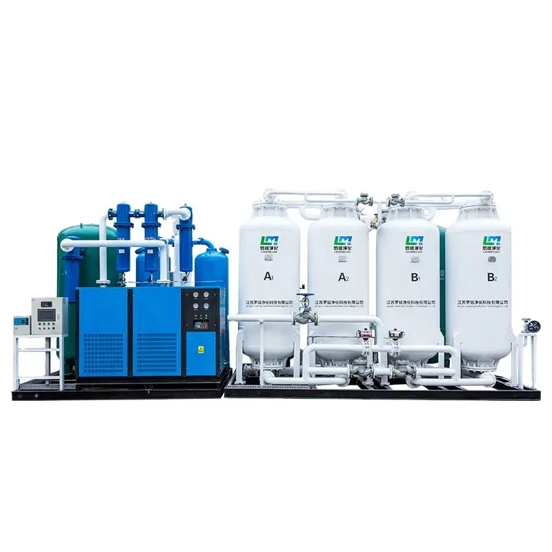 Professional Manufacturer PLC Controlled PSA Oxygen Generator Plant with Cylinder Refilling Station in India Market