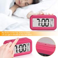 Reloj Despertador Digital Electrónico Creativo con Sensor de Luz Nocturna, Pantalla LED de Temperatura, Función de Repetición, Diseño Bohemio - Regreso a Clases