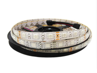 DC12V/24V 5M 300LED IP65 imperméable à l'eau SMD 5050 Barrette D'eclairage rvb A MENÉ le kit de bande avec 24key télécommande adaptateur