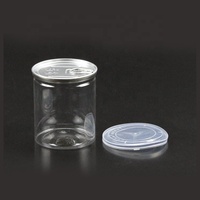 Boîte d'emballage ronde en plastique hermétique multi-tailles avec couvercle à ouverture facile / Pot alimentaire en plastique transparent