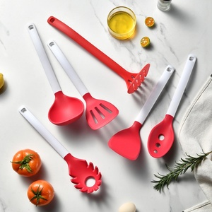 Lot de 6 ustensiles de cuisine en silicone antiadhésifs, spatules et pelles, pour la cuisine - Product Image 2