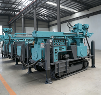 Foreuse géologique et minérale sur chenilles entièrement hydraulique 600-800m, diesel 380V, pour forage de puits d'eau et carottage diamanté