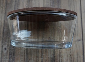 Porte-bougie cylindrique en verre transparent <span class=keywords><strong>Yankee</strong></span> Ellipse avec couvercles - Product Image 5