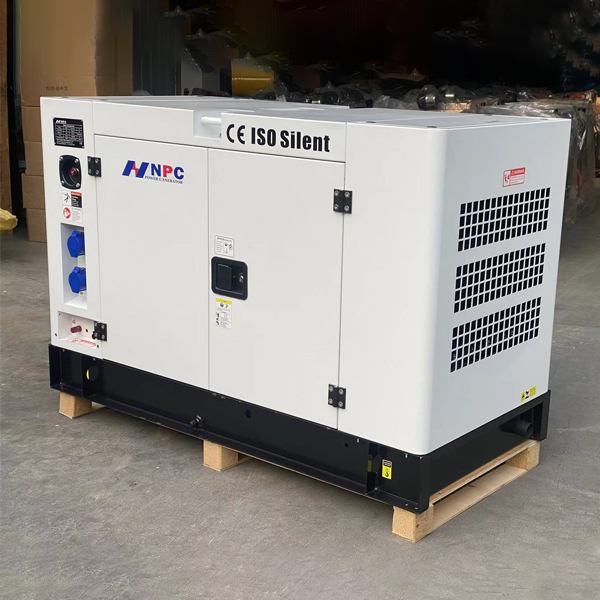 20kw 25kva Silent Soundproof Diesel Generator Sets Diesel Engine NPC Power Digital Panel 15kw 20kw 25kw 30kw Generator Set