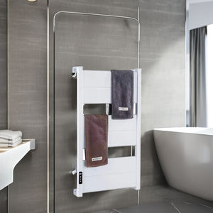 Porte-serviettes thermostatique prérempli Porte-serviettes chauffant électrique à écran <span class=keywords><strong>plat</strong></span> pour salle de bain - Product Image 4
