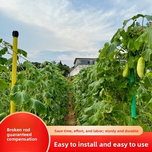 <span class=keywords><strong>Meishu</strong></span> Modèle 0721 Cadre de support réutilisable en fibre de verre pour serres agricoles, barres d'arche, bases de culture de légumes, sacs, feutre et tuyaux industriels - Product Image 3