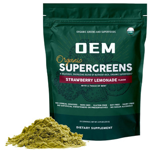 Suplemento Dietético en Polvo <span class=keywords><strong>de</strong></span> Kale para Reemplazo <span class=keywords><strong>de</strong></span> Comidas, Multivitamínico, Mejora la Densidad Ósea y la Salud Intestinal, 225g, Sin <span class=keywords><strong>Gluten</strong></span> - Product Image 5