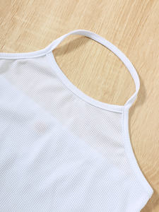 Set pakaian perempuan isi 2 potong, pakaian celana pendek tanpa lengan Motif bunga untuk anak usia 8 tahun - Product Image 3