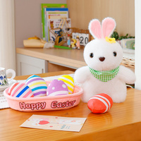 Peluche Lapin Personnalisé Adorable avec Cœur – Jouet Doux et Confortable à Personnaliser