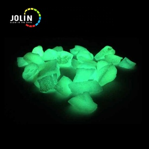 Alta calidad artificial verde amarillo resina brillante resplandor en el oscuro <span class=keywords><strong>grava</strong></span> Gb-Yg por vía de la decoración del jardín - Product Image 1