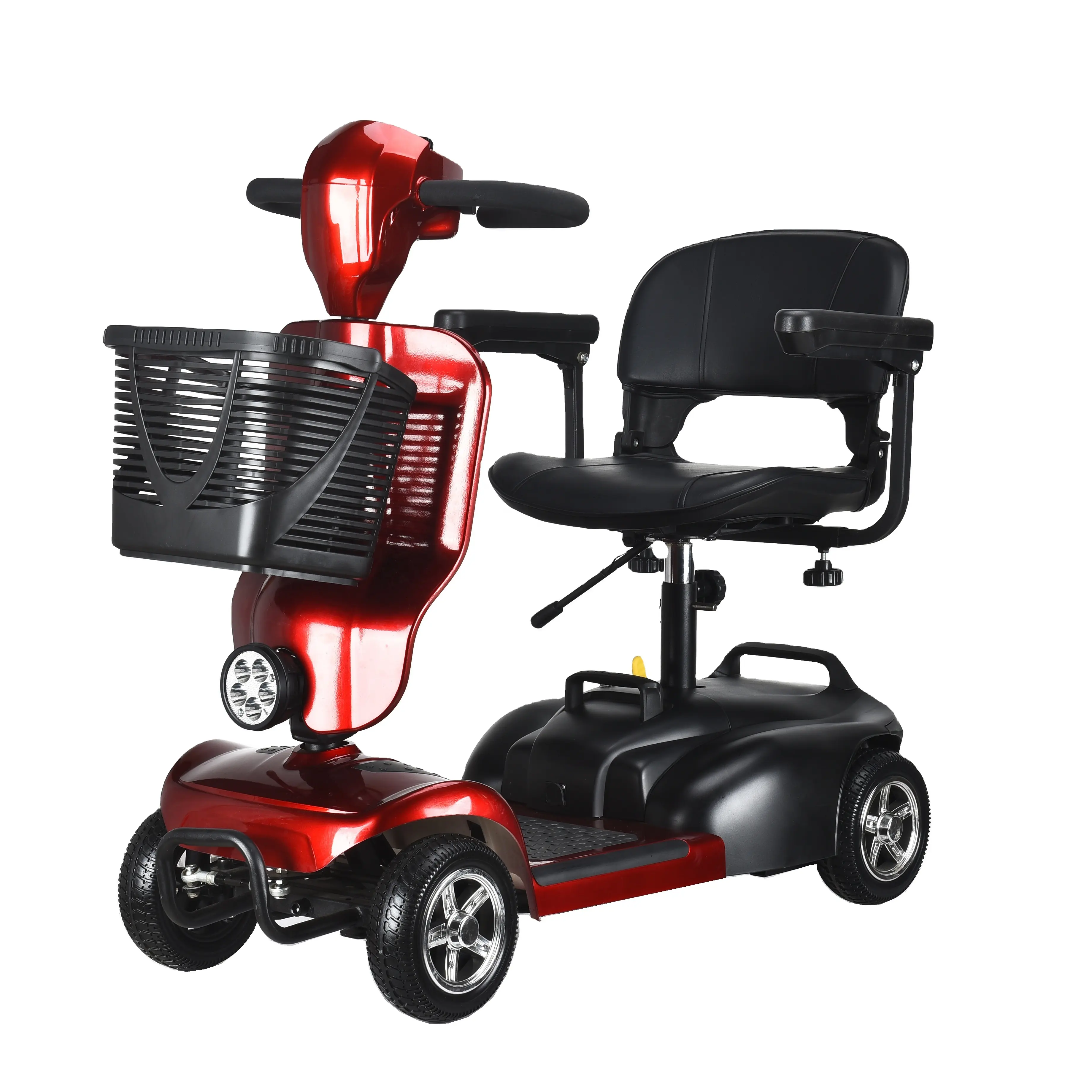 2021 foldable power wheelchair 3/4 wheels mobility scooter for handicapped
