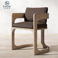 Nuevo Diseño de Lujo, Juego de Muebles de Jardín Modernos para Exteriores, Silla de Madera de Teca, Muebles de Balcón para Hotel, Juego de Mesa de Comedor de Madera de Teca
