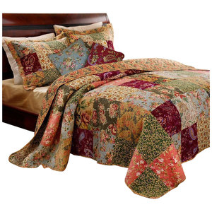 Bộ ga trải giường cỡ King in họa tiết tuyết đẹp màu xanh, bộ phòng ngủ màu trắng, dành cho giường đơn - Product Image 5