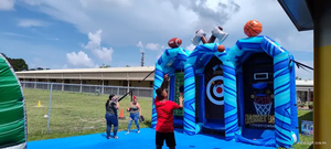 Giochi Interattivi <span class=keywords><strong>Gonfiabili</strong></span> Commerciali per Bambini da Esterno, Giochi <span class=keywords><strong>Sportivi</strong></span> <span class=keywords><strong>Gonfiabili</strong></span> 3-in-1 per Carnevale - Product Image 3