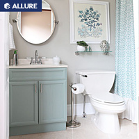 Meuble-lavabo double Allure style japonais 48 pouces à fixation murale, liquidation Lowe's