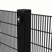 Clôture anti-escalade en maille moderne de 2m, galvanisée à chaud 358 WPC/acier/carbone métal double pour les fermes, les jardins et les sports.