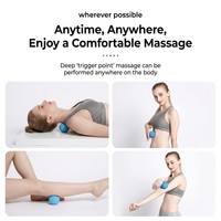 Rouleau de massage plantaire et balle de lacrosse pour fasciite plantaire, soulagement des tensions du dos, des épaules, du cou, des hanches et de la sciatique, outil recommandé par les chiropraticiens