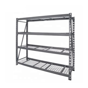 ชั้นวางของอุตสาหกรรม5ชั้นสำหรับงานหนักชั้นวางของโลหะโครเมียมขัดเงาชั้นวางของพร้อมตะแกรงลวดทนทานชั้นวาง4ชั้น - Product Image 3