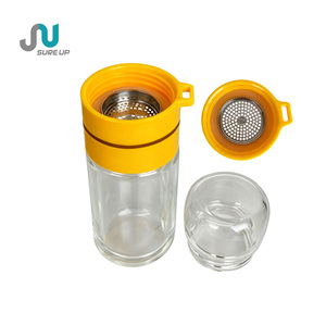 Juego de Tazas de Vidrio Borosilicato de Doble Pared, Separación de Té y Agua, Logotipo Personalizado, Caja de Regalo para Turismo Cultural, Venta al Por Mayor - Product Image 4