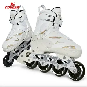 Zapatos de patines de ruedas retráctiles COUGAR para adultos principiantes hombres mujeres ocio patinaje con suave superior noche brillante