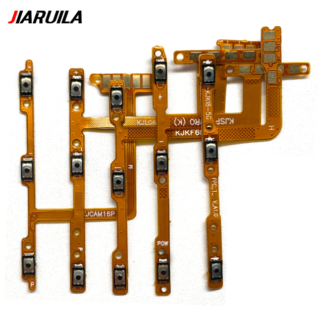 Flex Cables for Mobile Phone Power Switch Volume for Infinix Tecno 16 Pro Camon 20 CK6N Pova Neo LG6N Spark 5 7 8 10 GO 2022 KE5