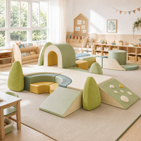 Equipo de Juego Suave para Niños Pequeños, Bloques de Espuma para Escalar, Juego de Bloques para Interiores, Guardería, Preescolar, Jardín de Infancia, Gimnasio de Actividades