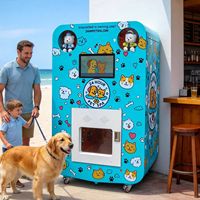 Cabine de Douche Automatique pour Animaux à Commande Tactile, Station de Lavage Écologique pour Chiens, Machine Distributrice Intégrée de Nettoyage, Toilettage et Séchage pour Animaux