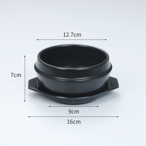 Hàn Quốc-Phong Cách Kích Thước Nhỏ Gốm Đá Nồi Đặt Nắp Cho Màu Vàng Om Gà Bibimbap Nhà Hàng Sử Dụng Cho Hộ Gia Đình Soong Lớn - Product Image 6